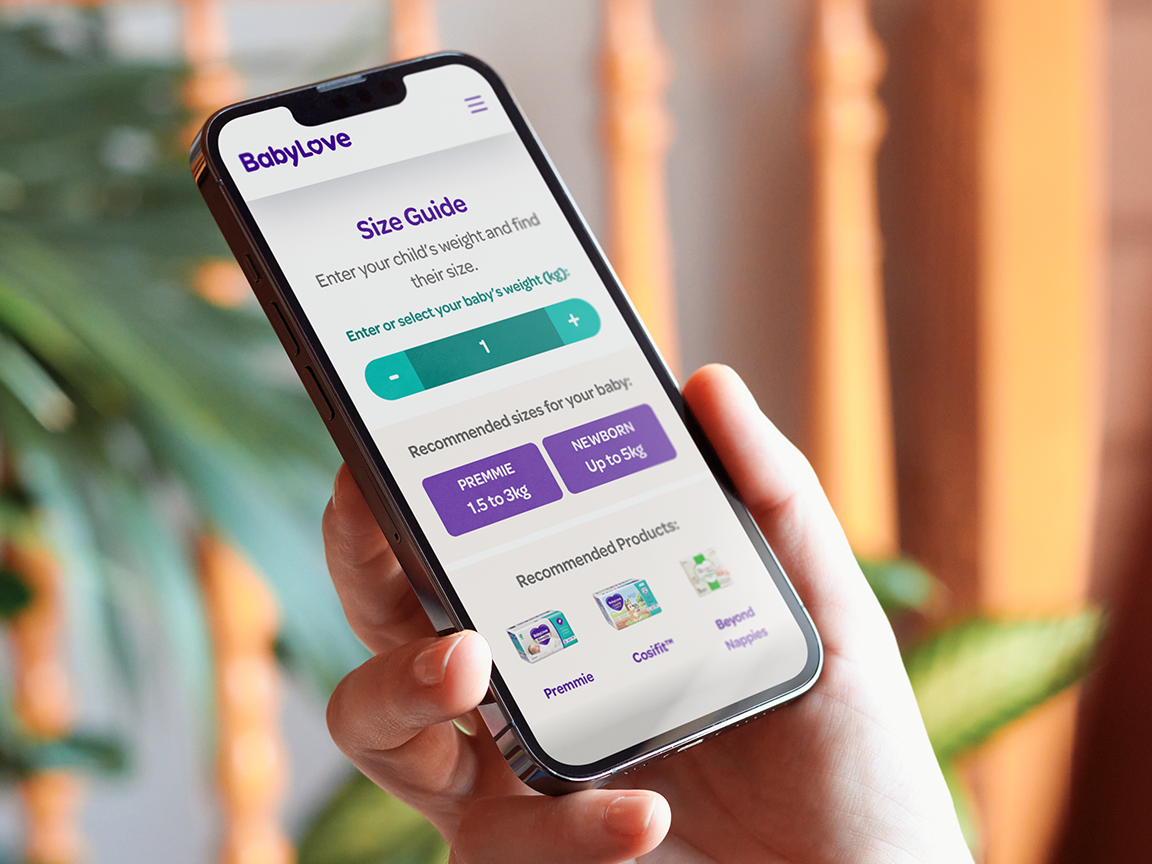 WE GAVE THE BABYLOVE WEBSITE AN OVERDUE CHANGE for BabyLove (Digital)