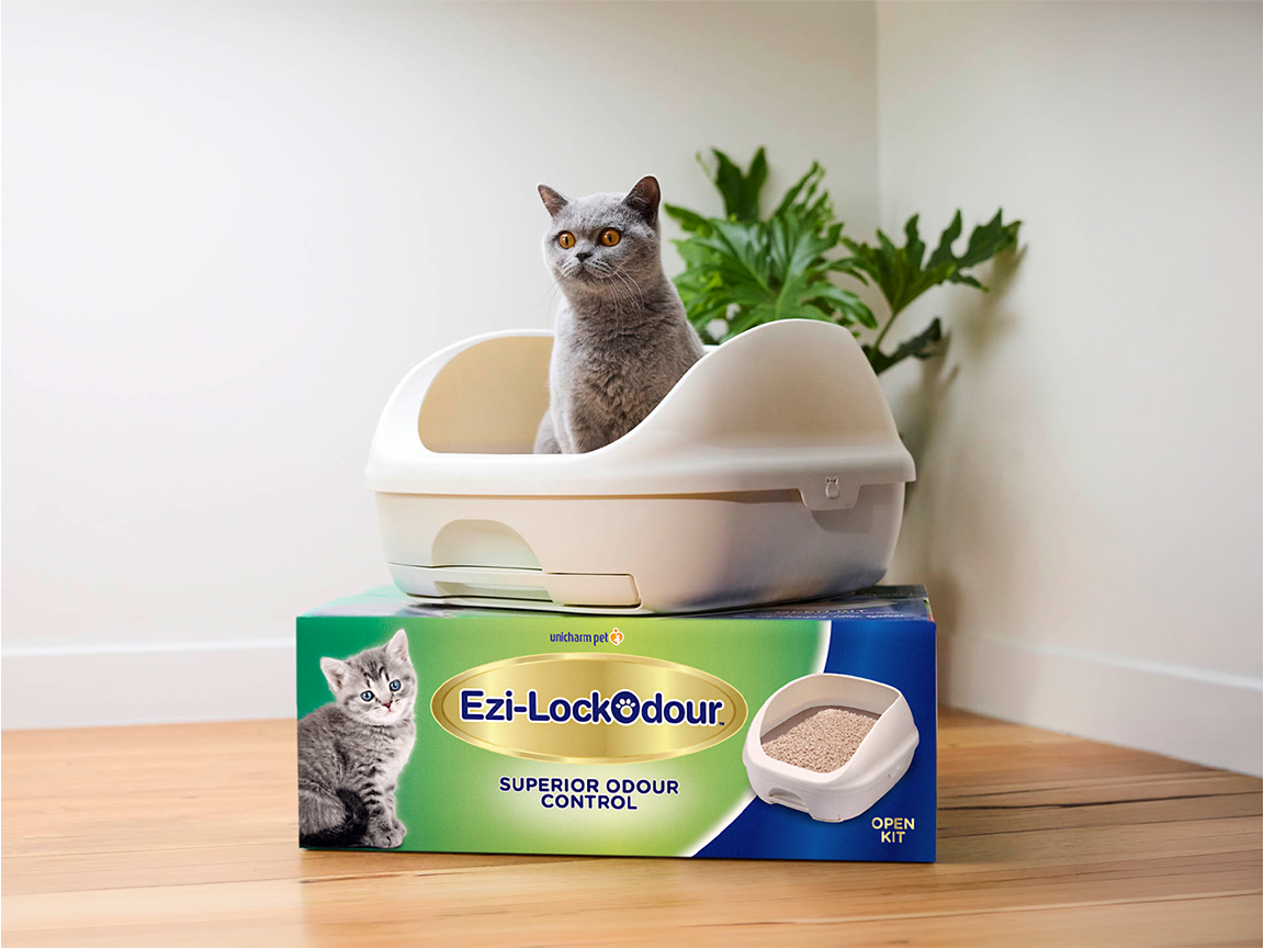 WE SOLVED A WEE PROBLEM
FOR CAT OWNERS for Ezi-lockOdour